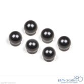 Set de imanes de Bolas 15mm negras