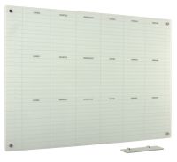 Pizarra de Vidrio 3 Semanas lun-sab 100x180 cm
