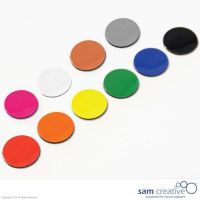 Símbolo magnético Círculo 2 cm Marrón