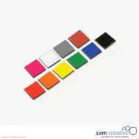 Símbolo magnético Cuadrado 1x1 cm Blanco