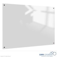 Pizarra de Vidrio Sólida Blanca 100x200 cm